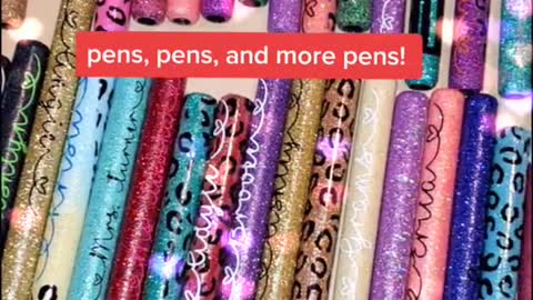 Pens and more pens