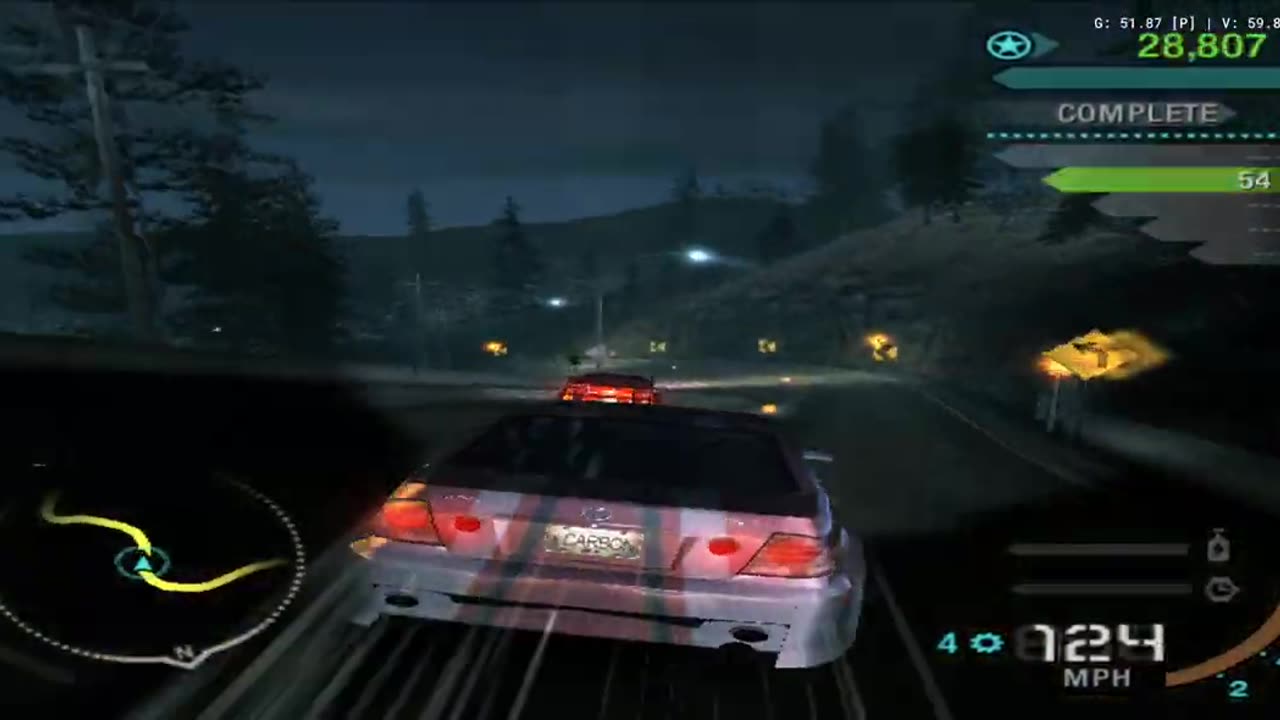 NFS Carbon - Challenge Series Bronze Canyon Duel Event Gameplay(AetherSX2 HD)