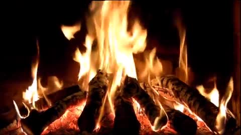 FIREPLACE ASMR SOUND - 1hr