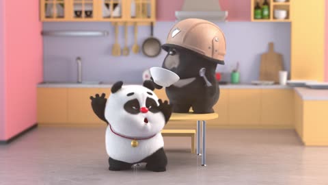 Disco Kitchen Animation _ Short Animation _ Funny #panda #shorts