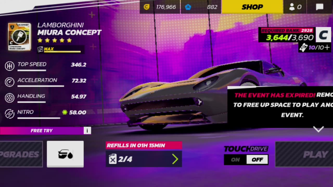 Asphalt Legends Unite - Club request rejected, Showroom progress 100% complete