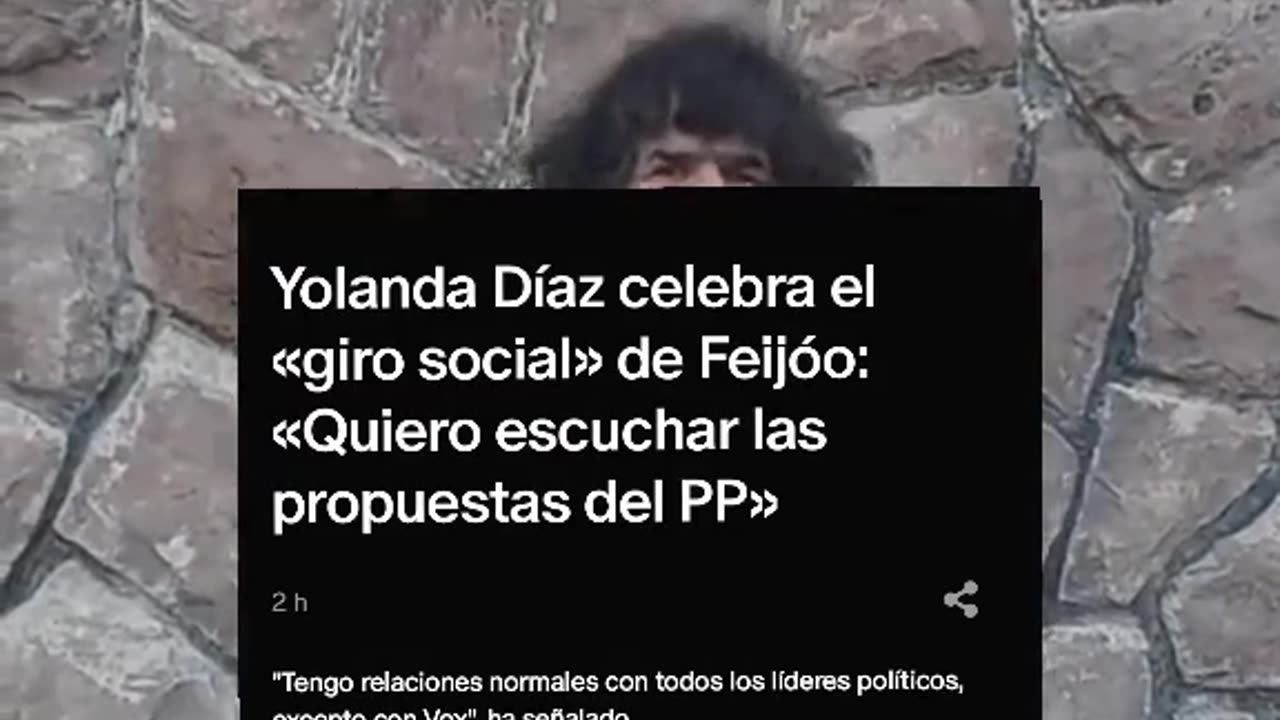 #Yolanda #Díaz celebra el «giro social» de #Feijóo: «Quiero escuchar las propuestas del #PP»