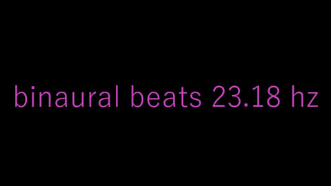 binaural beats 23.18 hz
