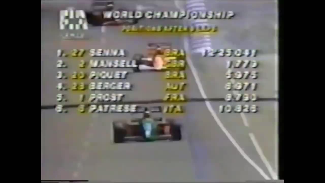 Grande Prêmio da Austrália de 1990 (Parte 8)