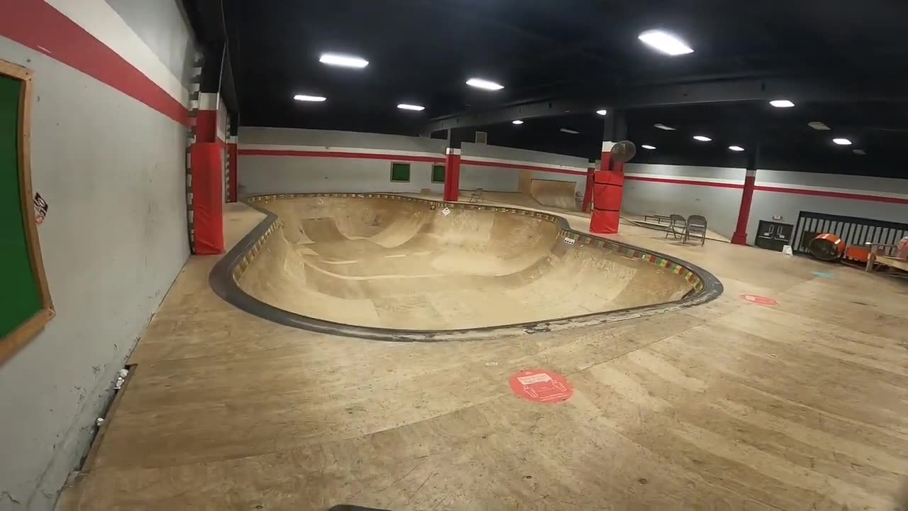 Biggest indoor skatepark in Florida #skatelife #skate