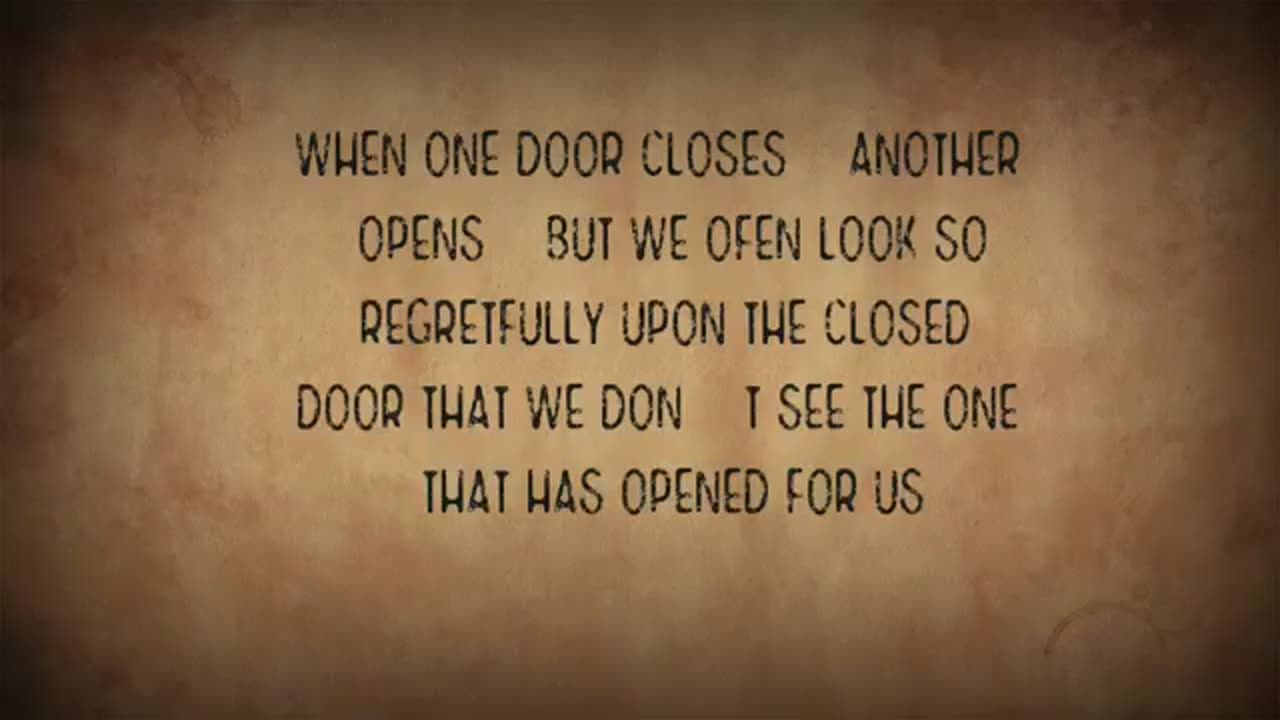 When one door closes another opens- Motivational Video