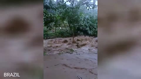 Brazil ready to finish😱! Heavy rains Destroyed Many Houses! Brazil floods 2022
