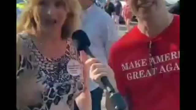 Video: Trump Supporter and All Hail Dr. Fauci... Yikes!
