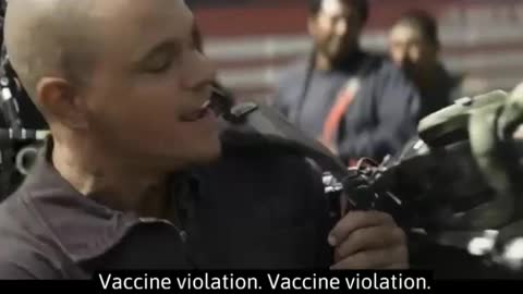Vax Police break bones