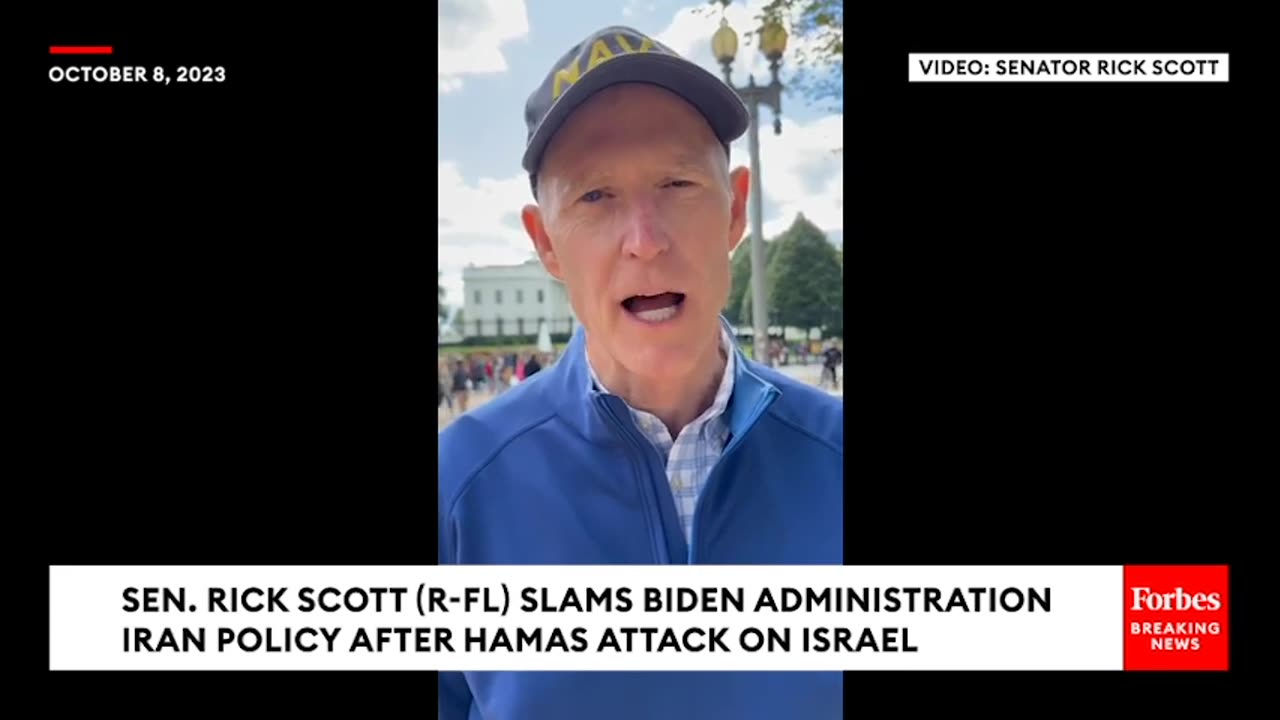 Rick Scott Slams Biden Administration Iran Policy Following Hamas Attack On Israel