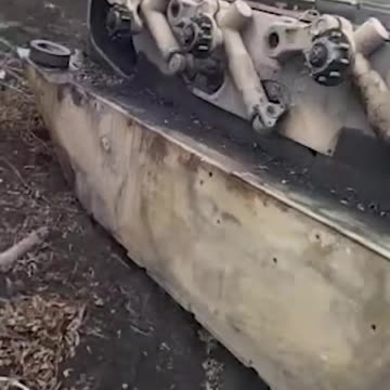A Destroyed Ukrainian M2 Bradley in the Donetsk Region - 16th November 2024