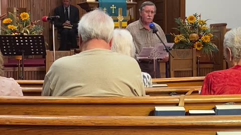 Sunday Church Service Was Great Today