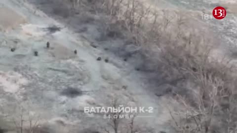 30 Russian attack positions of 8 Ukrainian | | surrounded fighters