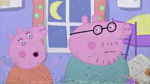 Last night for peppa's family