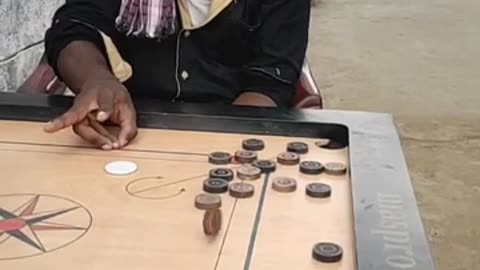 Carrom-Flying shot never seen before