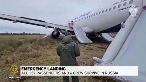 Russia Ural airlines plane Emergency land in Serbia