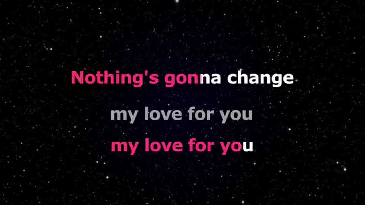 kbkaraokeking nothing's gonna change my love for you (George benson)