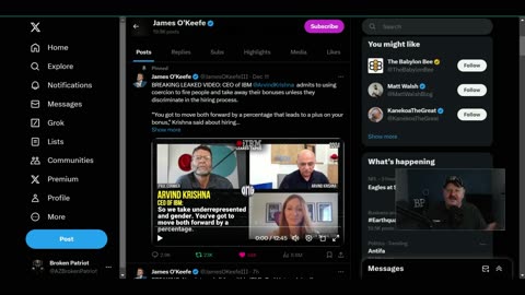 James O;Keefe Exposes IBM