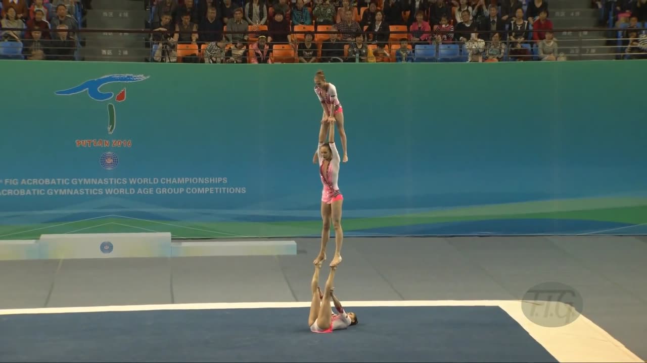 Russia (RUS) - 2016 Acrobatic Worlds, Putian City (CHN) Combined Womens Group