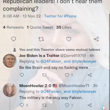 The people are speaking is anyone listening