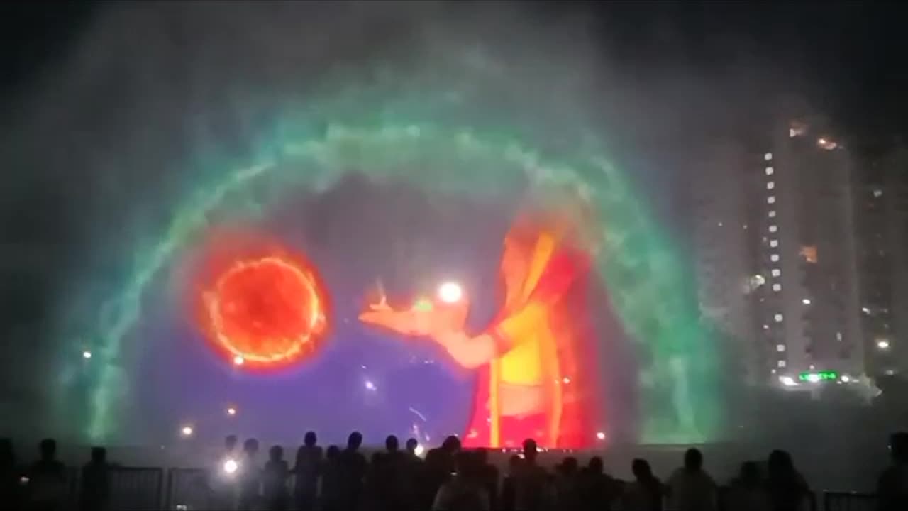 Laser Show in Vedvan