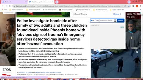 Chaos News Special Arizona Homicide and Gas Leak Edition