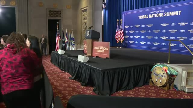 Biden delivers remarks at the White House Tribal Nations Summit