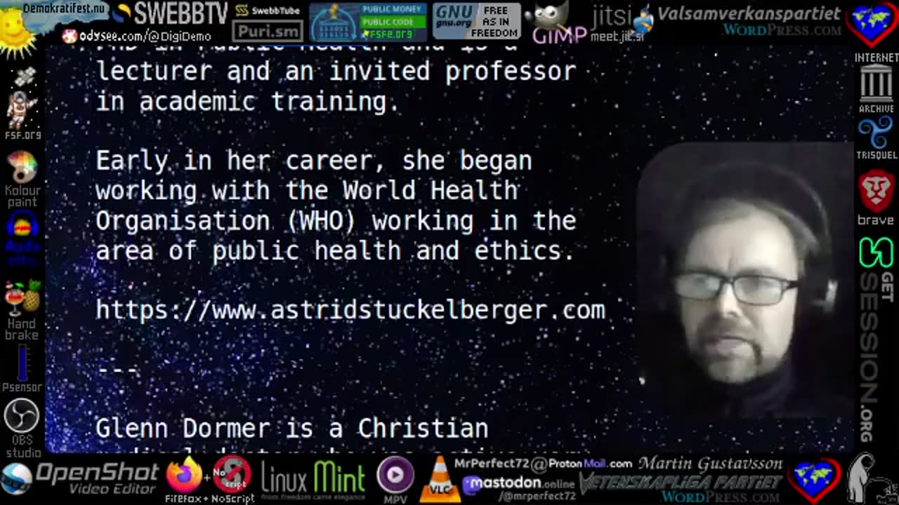 LIVE Q&A with Dr Astrid Stückelberger and Dr Glenn Dormer