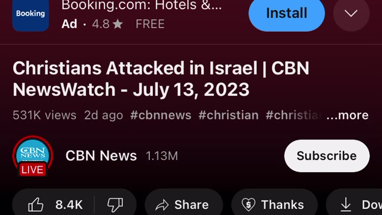 Jews in Israel attacking Christians