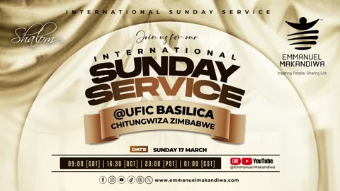 International Sunday Service with Emmanuel Makandiwa 17/03/2024