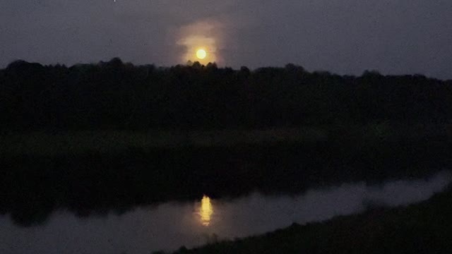 Our recent blue moon.