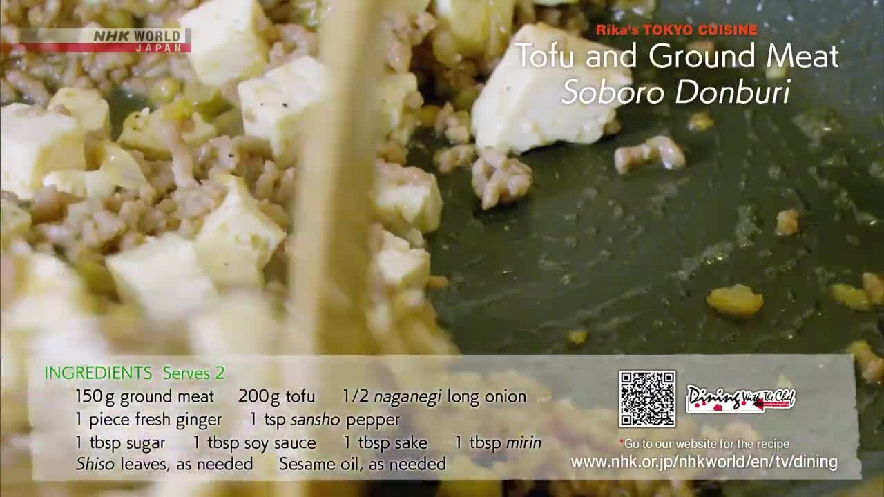 Chef Rika's Soboro Donburi [Japanese Cooking] - Dining with the Chef