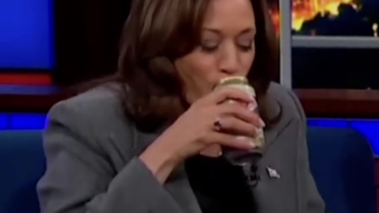 While People Drown on Florida - Kamala Drinks Neer