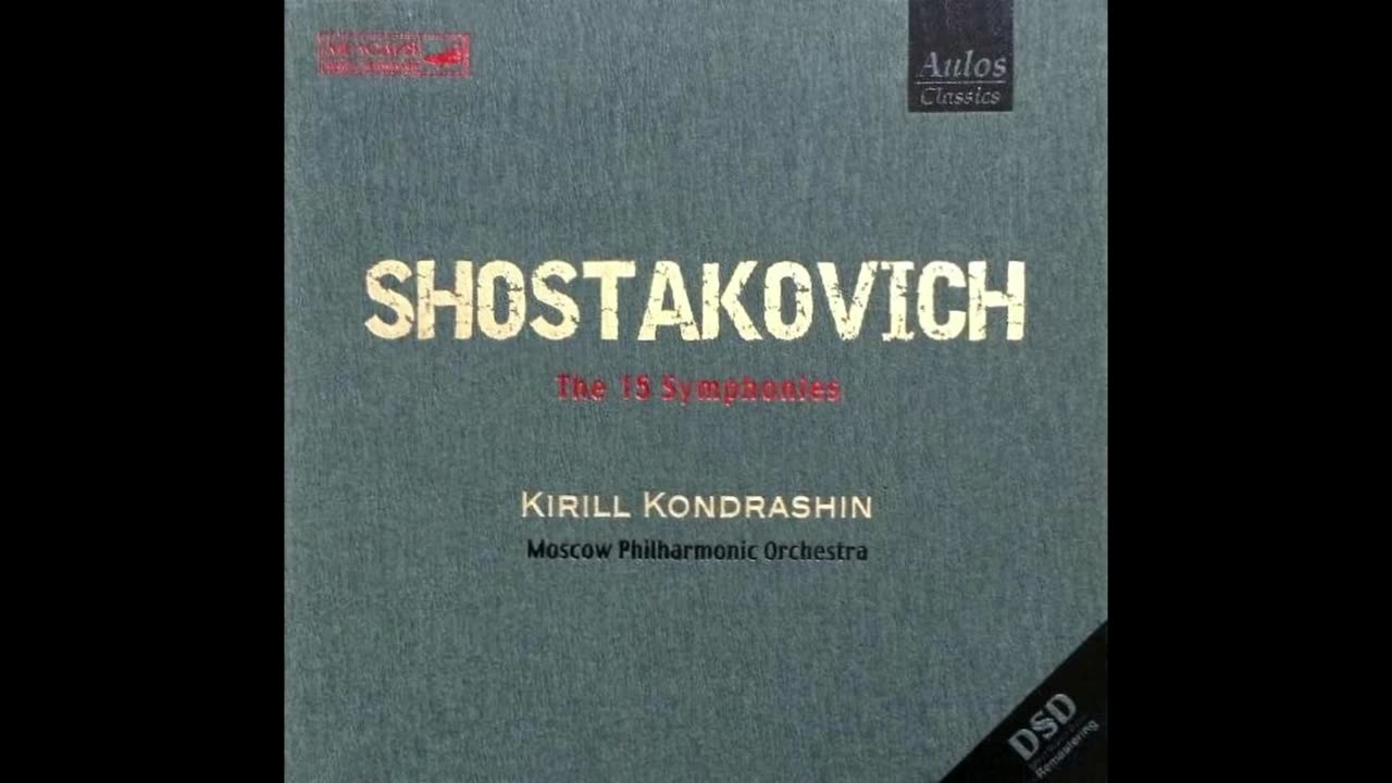 Shostakovich Symphony No.1 in F minor, op.10 - Kirill Kondrashin (1972)