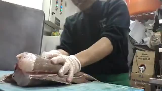 fish cutting skills