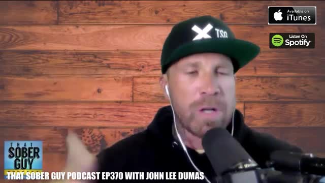 Entrepreneur On Fire's John Lee Dumas on That Sober Guy Podcast