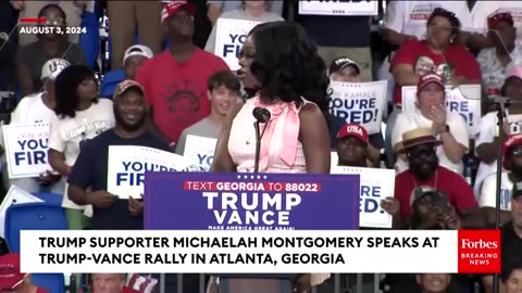 Michaelah Montgomery Speech at President Trump's Rally