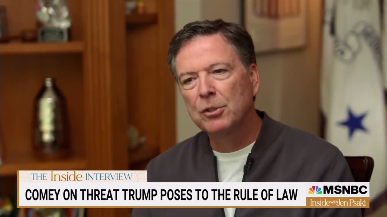 Former FBI director James Comey is terrified president Trump will return the favor Rightfully so