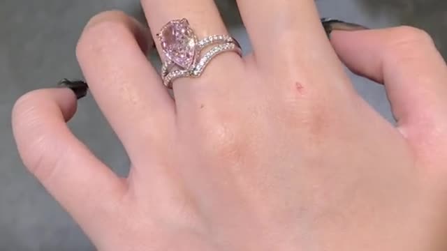 Love is like this well-designed ring,simple yet elegant