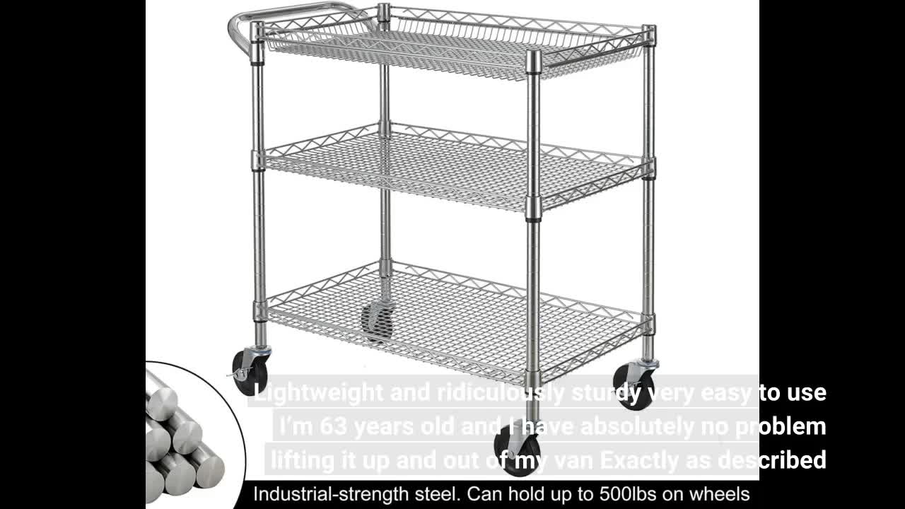 Abacad Plastic #UtilityCart with Wheels Lockable Restaurant-Overview