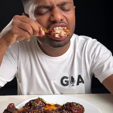 Indian Chicken Lollipop #ASMR #MUKBANG