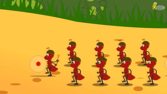 The melody of ants marching | to war