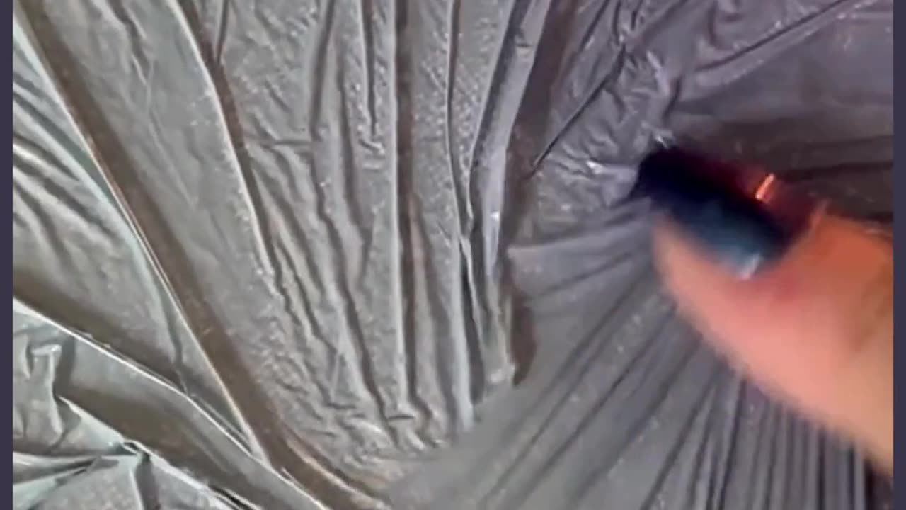 Plastic Wrap Technique for Creating Textured Mountains Shorts with Crackle Effect