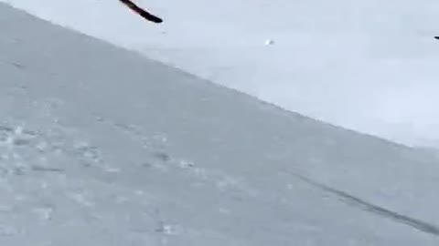 This skiing move is so cool