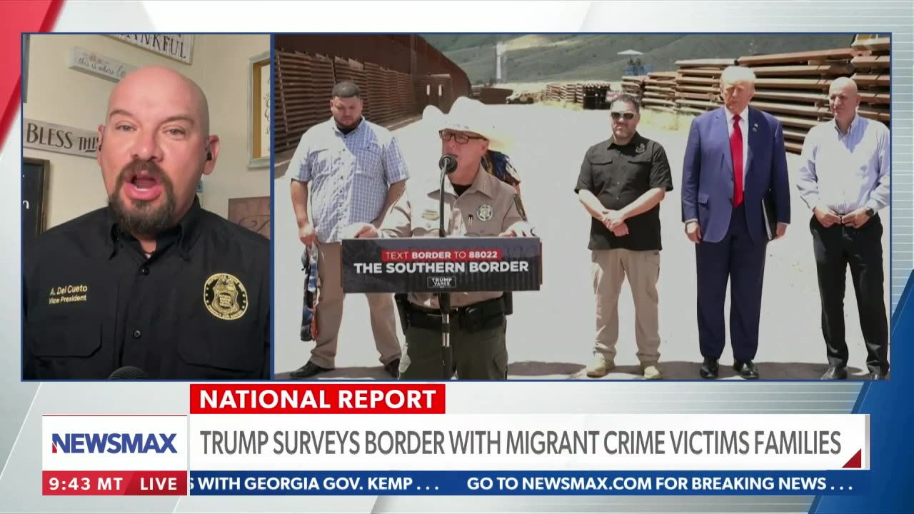 PDJT Surveys Border with Illegal Alien Crime Victims' Families