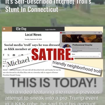 Fact Check: Video Does NOT Show Real KKK Member At Trump Rally -- It's Internet Troll's Stunt