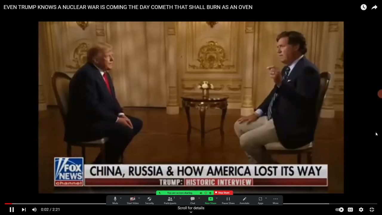 The elites and former presidents know nuclear war is coming: REPOST
