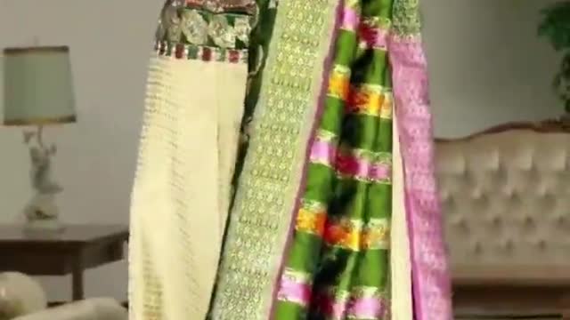 How To Wear Half 💚 Saree With A Lehenga | Belted Half Sari Draping Tutorial