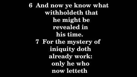 2 Thessalonians 2 King James version