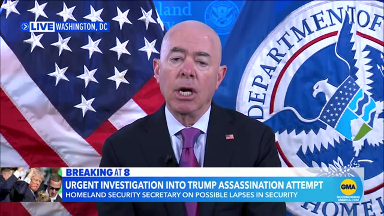 Homeland Security chief says 'direct line of sight' to Trump should not have occurred ABC News